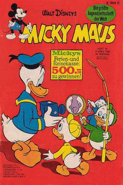 Micky Maus 638 - Disney - Donald - Huey - Duey - Luey