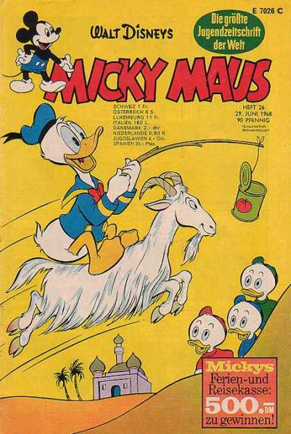 Micky Maus 654 - Donald - Micky - Duck - Goat - Jump