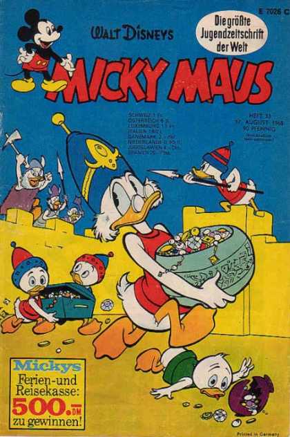 Micky Maus 661 - Walt Disney - German - Donald Duck - Mickey Mouse - Castle