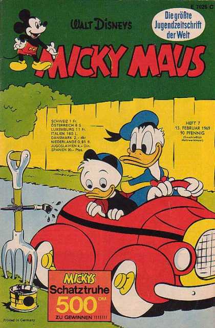 Micky Maus 687 - Walt Disney - Micky Maus - Micky - Schatztruhe - Jugendzeitschrift