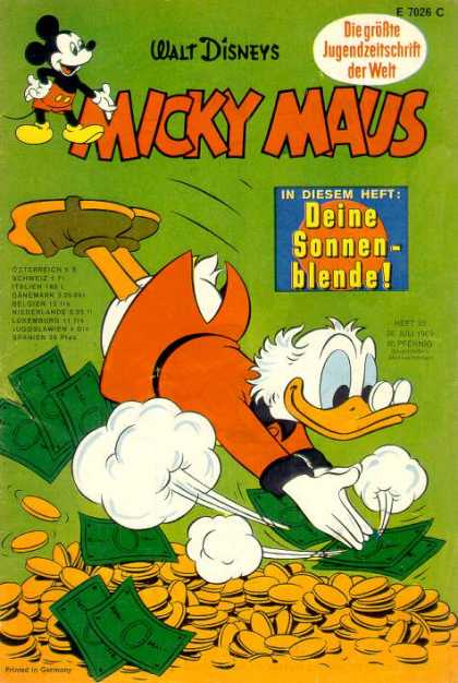 Micky Maus 710 - German Comic - Uncle Scrooge - Walt Disney - Mickey - Dazzling