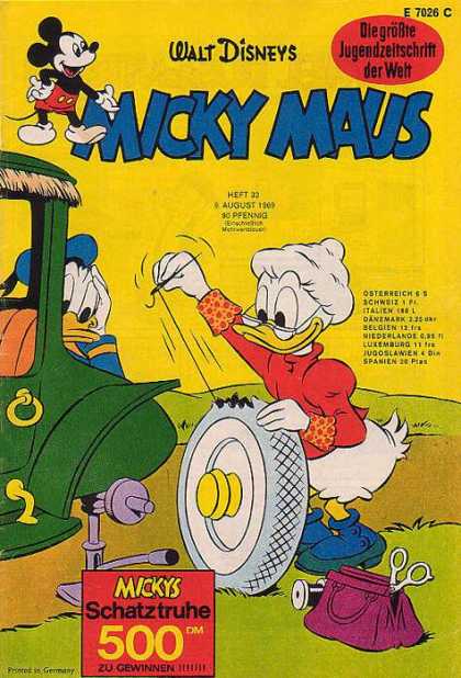 Micky Maus 712 - Disney - Donald Duck - Flat Tire - Sewing - Repair
