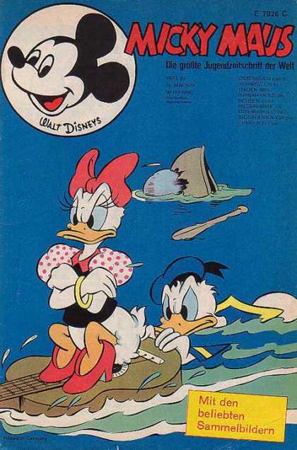 Micky Maus 752 - Daisy And Donald Go Canoeing - Daisy And Donalds Bad Date - Donald Goes Swimming - Lake - Romance