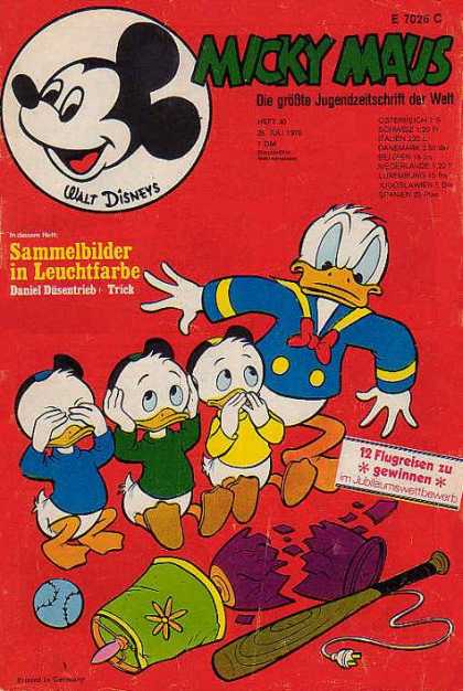 Micky Maus 762 - Walt Disney - Donald Duck - Huey - Duey - Louie