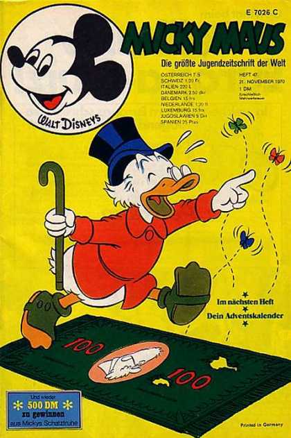 Micky Maus 779 - Uncle Scrooge - Mickey Mouse - Butterflies - Money - Dein Adventskalender
