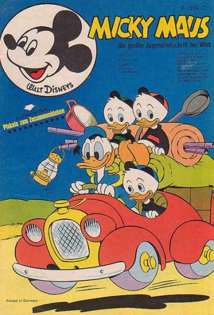 Micky Maus 807 - Donald Duck - Huey - Duey - Louie - Camping