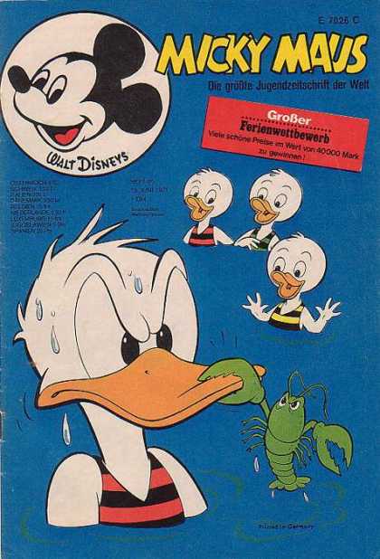 Micky Maus 809 - Walt Disney - Donald Duck - Huey - Dewey - Luey