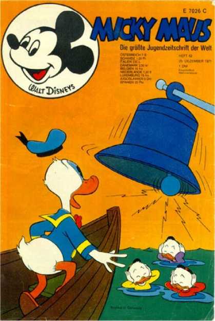 Micky Maus 836 - German Language Mickey Mouse - Mickey And Friends In German - Vintage German Disney Comics - Donald Duck And Mickey In German - Vintage Disney Mickey And Donald Comics