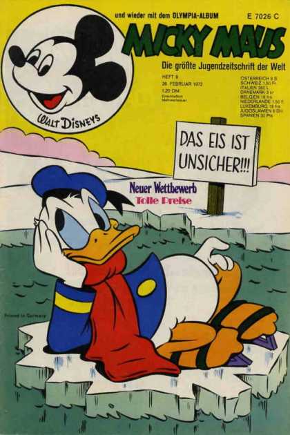 Micky Maus 845 - Ice - Water - Duck - Scarf - Disney