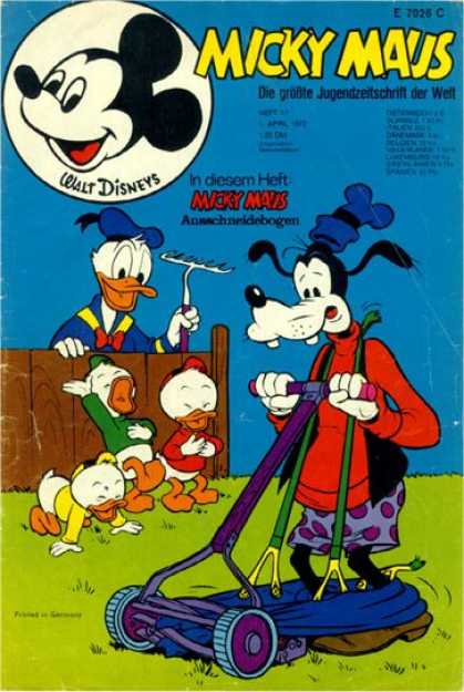 Micky Maus 850 - Donald Duck - Children - Goofy - Lawn Mower - Funny
