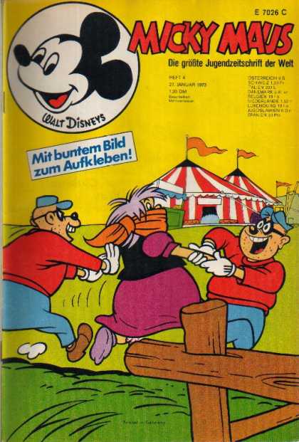 Micky Maus 893 - Micky Maus - German - Walt Disney - Circus Tent - Having Fun