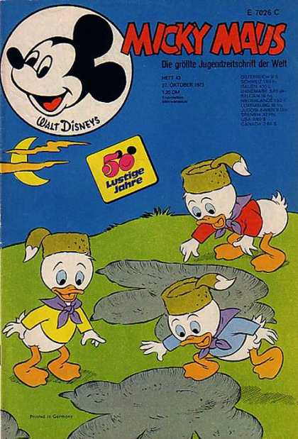 Micky Maus 932 - Walt Disney - Ducks - Footstep - Grass - Lustige Jahre