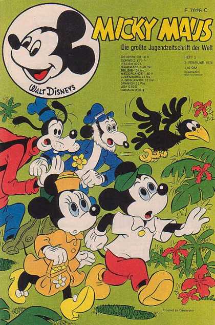 Micky Maus 946 - Goofy - Minnie Mouse - Disney - Crow - Printed In Germany