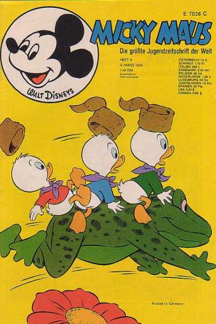 Micky Maus 950 - Frog - Mickey Maus - Disney - Ducks - Mickey Mouse