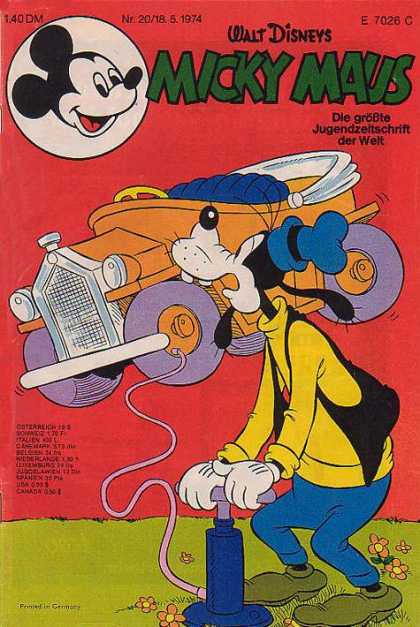 Micky Maus 961 - Walt Disney - Micky Maus - German - Goofy - Pump