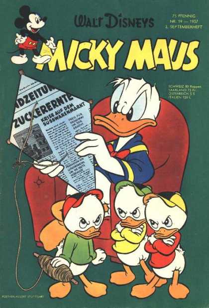 Micky Maus 97 - Kite - Newspaper - Donald Duck - Mickey Mouse - Frustration