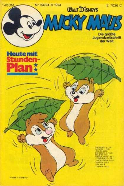 Micky Maus 975 - Chip N Dale Adventures - Leaf The Life Saviour - Chip Saves Dale - The Jungle Adventure - Mission Flying