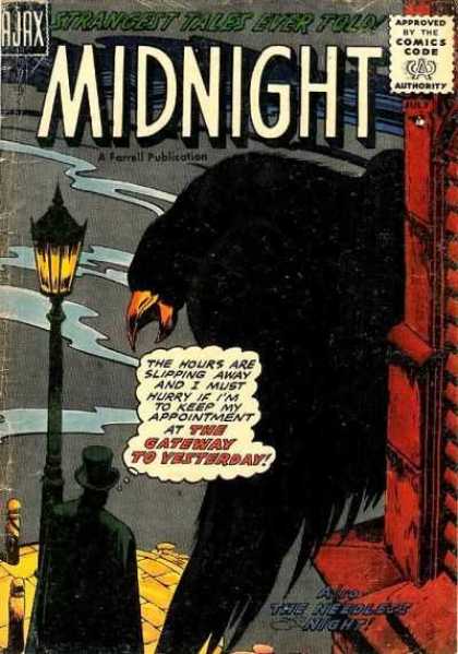 Midnight 2 - Ajax - Approved By The Comic Code - Strangest Tales Ever Told - The Gateway To Yesterday - The Hours Are Slipping Away