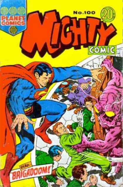 Mighty Comic 100 - Superman - Planet - Read - Brigadoon - Defending