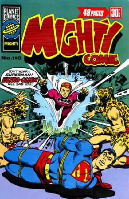 Mighty Comic 110 - Mighty - Superman - Ropes - Cape - Comics