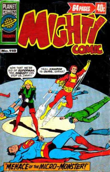 Mighty Comic 118 - Planet Comics - Superman - 64 Pages - No118 - Menace Of The Micro-monster