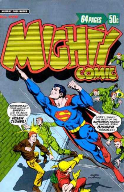 Mighty Comic 128 - Cryptonite - Green Suit - Muscles - Mary Kate U0026 Ashley - Illustration