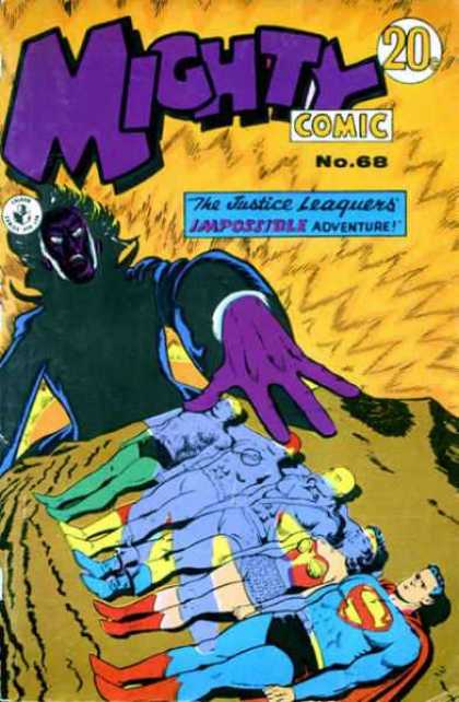 Mighty Comic 68 - Justice League - Superman - Wonder Woman - The Flash - Purple Glove