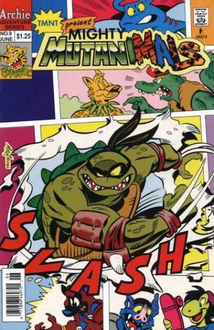 Mighty Mutanimals 9 - Comics Code Authority - June - Slash - Turtle - Skateboard