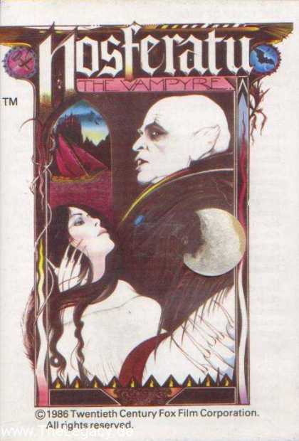 Misc. Games - Nosferatu: The Vampyre