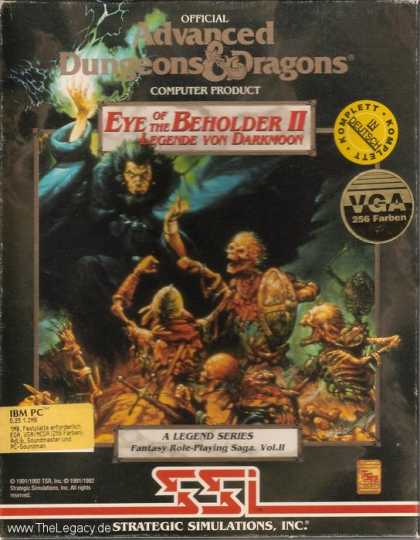 Misc. Games - Eye of the Beholder II: The Legend of Darkmoon