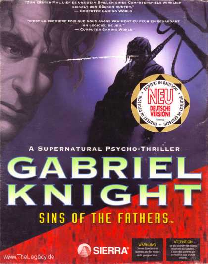 Misc. Games - Gabriel Knight: Sins of the Fathers