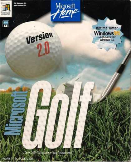 Misc. Games - Microsoft Golf fï¿½r Windows