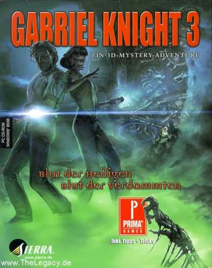 Misc. Games - Gabriel Knight 3: Blood of the Sacred, Blood of the Damned
