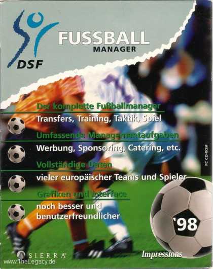 Misc. Games - DSF Fussball Manager '98