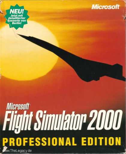 Misc. Games - Microsoft Flight Simulator 2000 Professional Edition