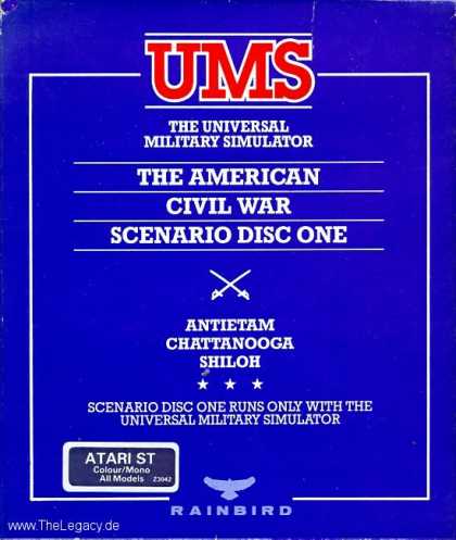 Misc. Games - UMS I: The American Civil War -Scenario Disc One-