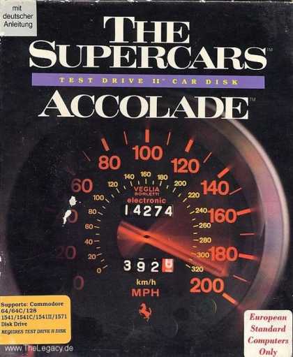 Misc. Games - Supercars, The: Test Drive II Car Disk