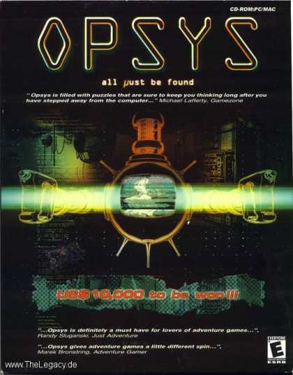 Misc. Games - Opsys: All must be found