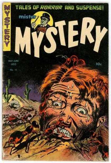Mister Mystery 11 - May-june 1955 - Tales Of Horror And Suspense - Giant Ants - Cactus - Sweat
