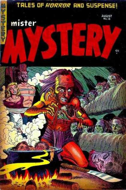 Mister Mystery 18 - Tales Of Horror And Suspense - August No16 - Mystery - Fire - Dead Body