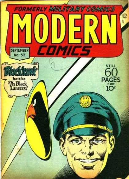 Modern Comics 53 - Military Comics - Modern Comics - Blackhawk - Black Lancers - Pilot