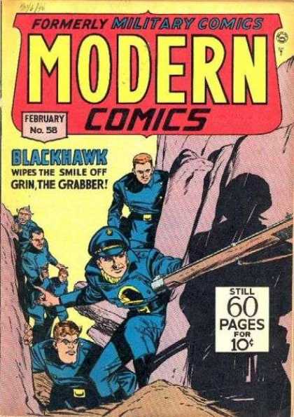 Modern Comics 58 - Rock - Man - Stone - Guard - Gun