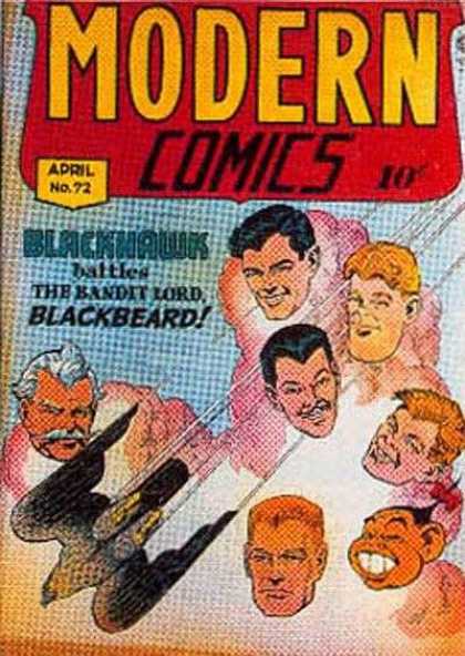 Modern Comics 72 - April - No 72 - Blackhawk - The Bandit Lord - Blackbeard