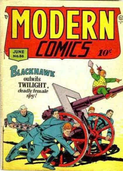 Modern Comics 86 - War - Blackhawk - Twilight - Spy - Army