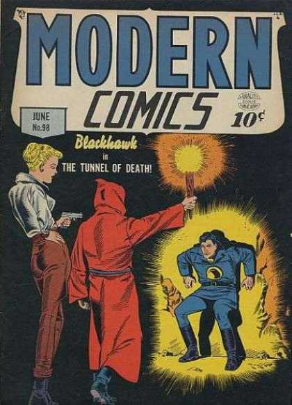 Modern Comics 98 - Tunnel - Death - Woman - Light - Gun