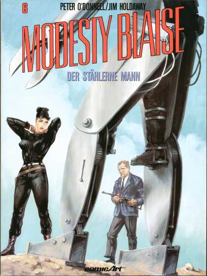 Modesty Blaise 6 - Robot - Woman - Man Inside A Robot - Peter Odonnell - Kim Holdaway