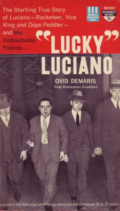 Monarch Books - "Lucky" Luciano - Ovid Demaris