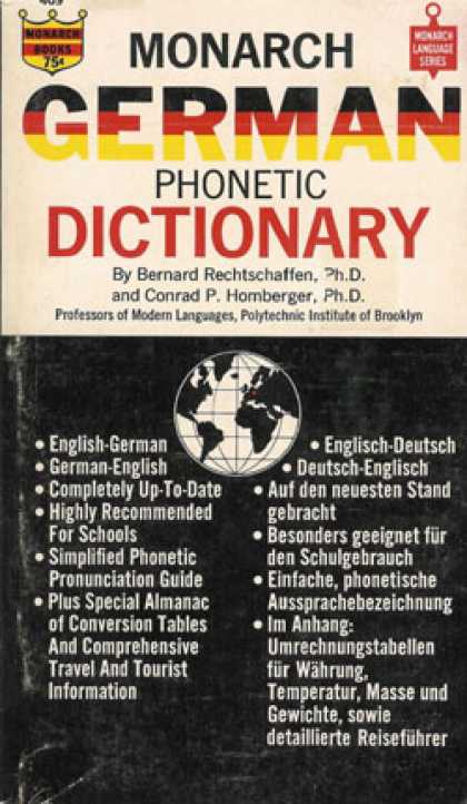 Monarch Books - German Phonetic Dictionary: English-german & German-english