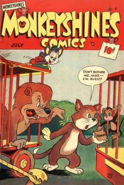 Monkeyshines 27 - Mouse - Loin - Cat - Monkey - Cages