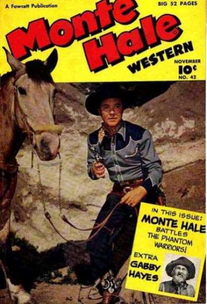 Monte Hale Western 42 - Horse - Gun - Cowboy - Gabby - Hayes